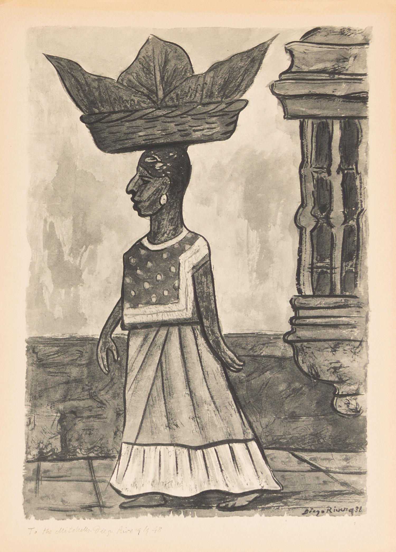 After Diego Rivera, (Mexican, 1886-1957), Acuarelas, 1935-1945 (portfolio of 19 of 25 lithographs with original jacket)