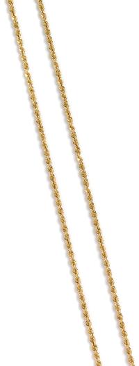 A 14 Karat Yellow Gold Rope Chain, 12.90 dwts.