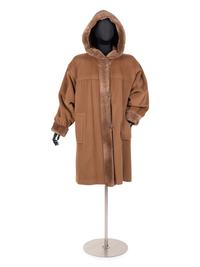 Yves Saint Laurent Rive Gauche Cashmere and Shearling Coat, 1980-90s