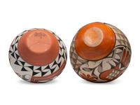 Acoma Pottery, with Parrots