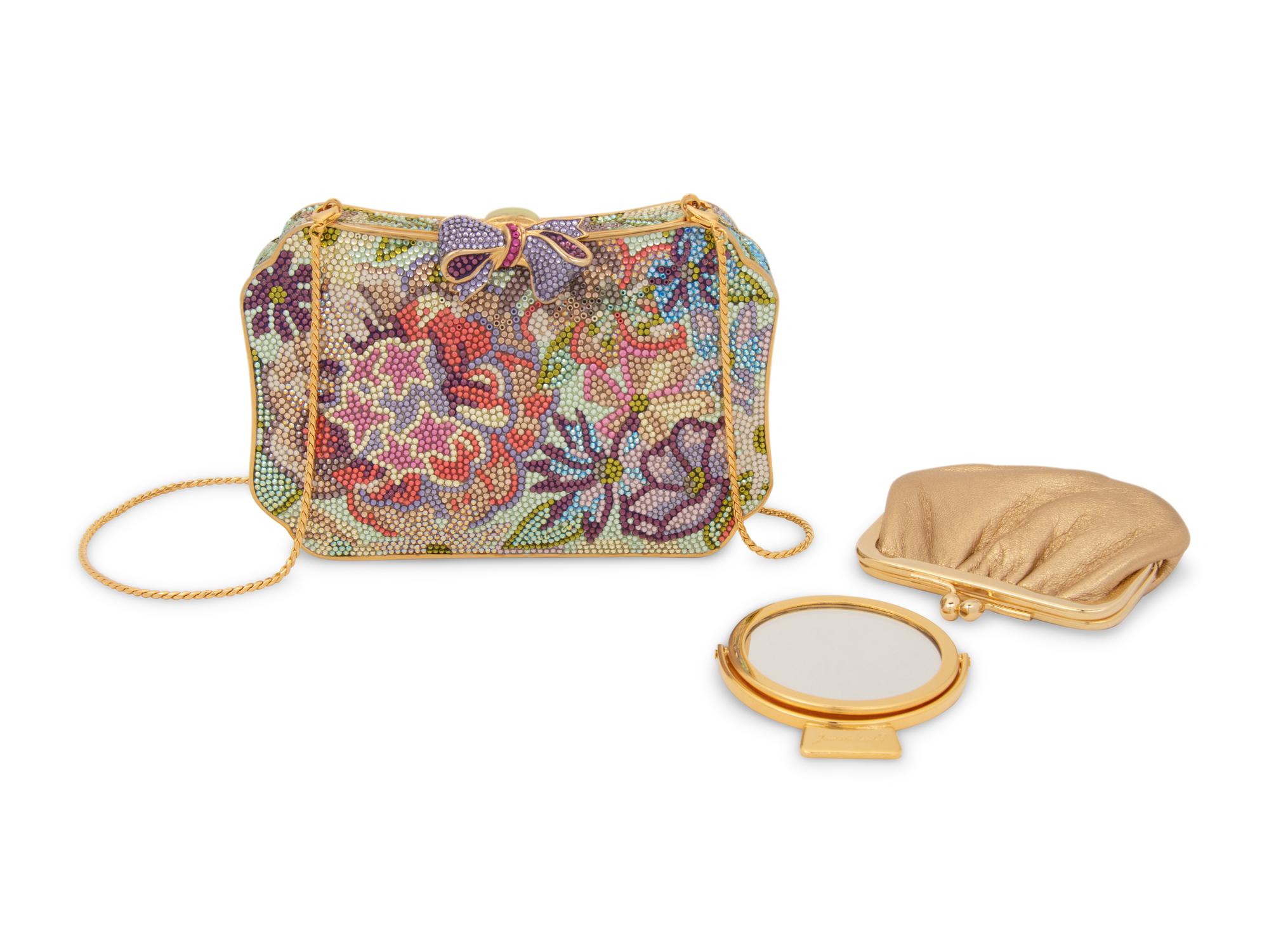 Judith Leiber Floral Minaudière