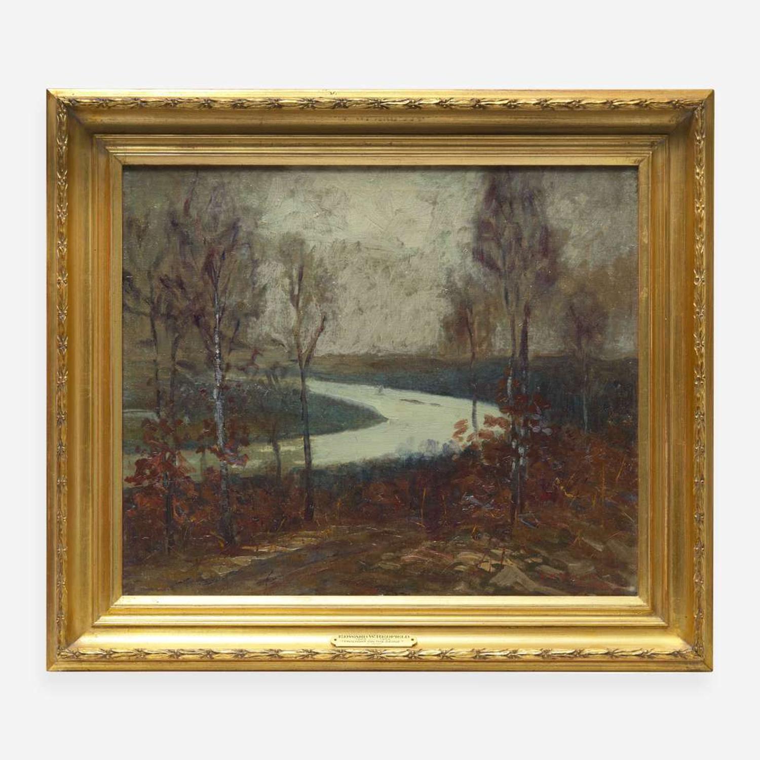 Edward Willis Redfield (American, 1869–1965) Twilight on the Seine