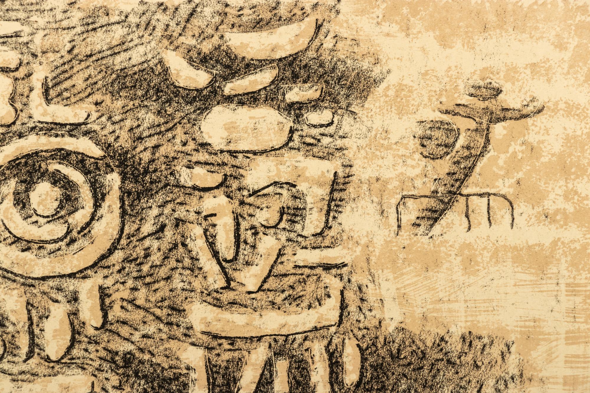 Der Maler , 1930 and Gilgamesch hat viele Qualen erdulden (a pair of works)