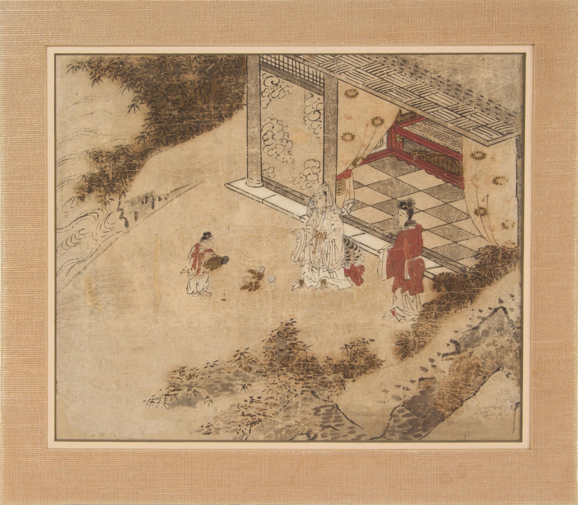 Three Ink and Color Paintings on Paper Largest 11 7/8 x 14 1/4 inches (image). — 19TH-EARLY 20TH CENTURY