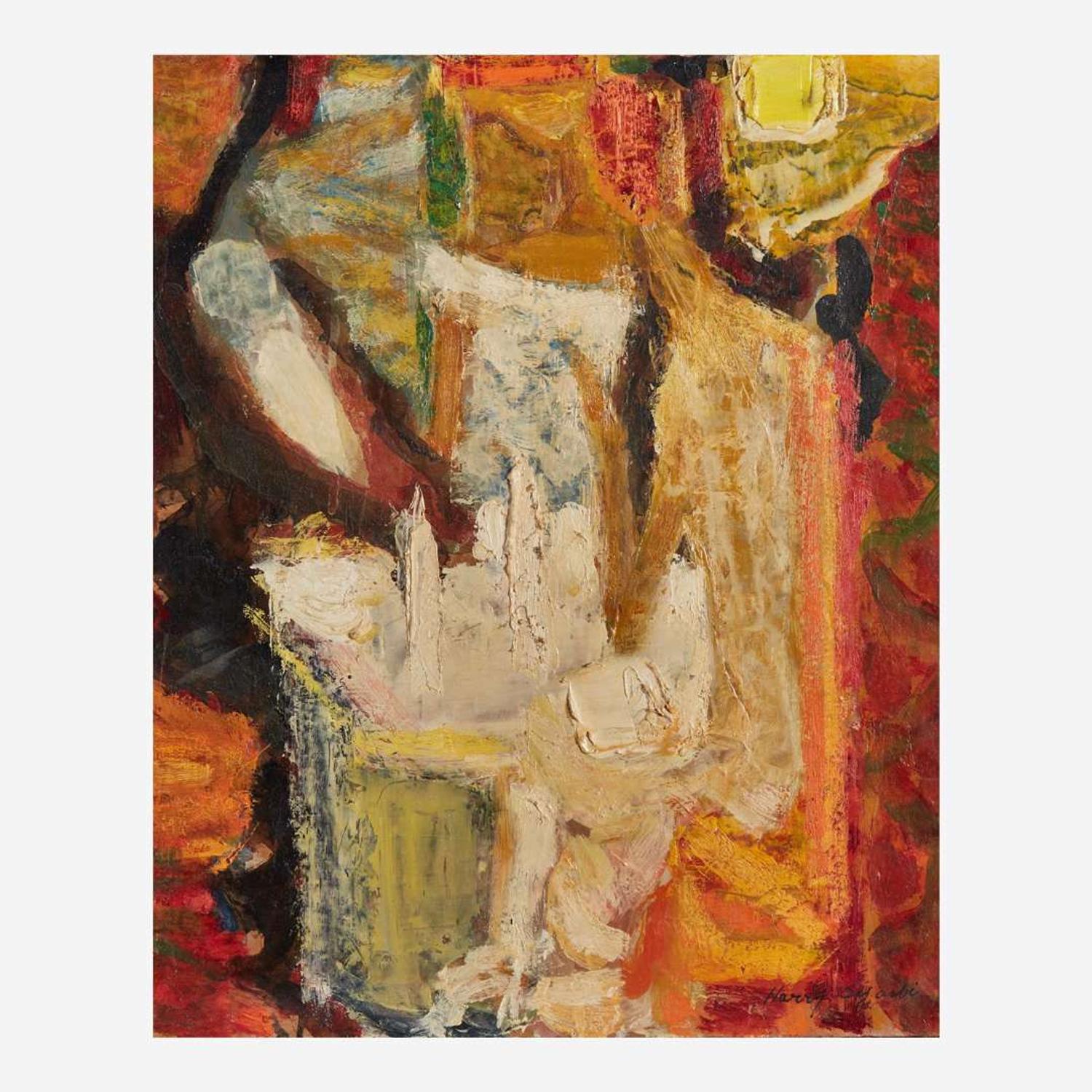 Harry Sefarbi (American, 1917-2009) Two Figures