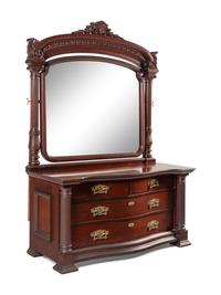 An American Classical Mahogany Bedroom Suite