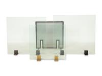 Four Contemporary Glass Fire Screens