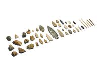 A Group Neolithic and Native American Stone Tools and Weapons