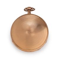 GILT-METAL MUSICAL QUARTER REPEATER OPEN FACE POCKET WATCH