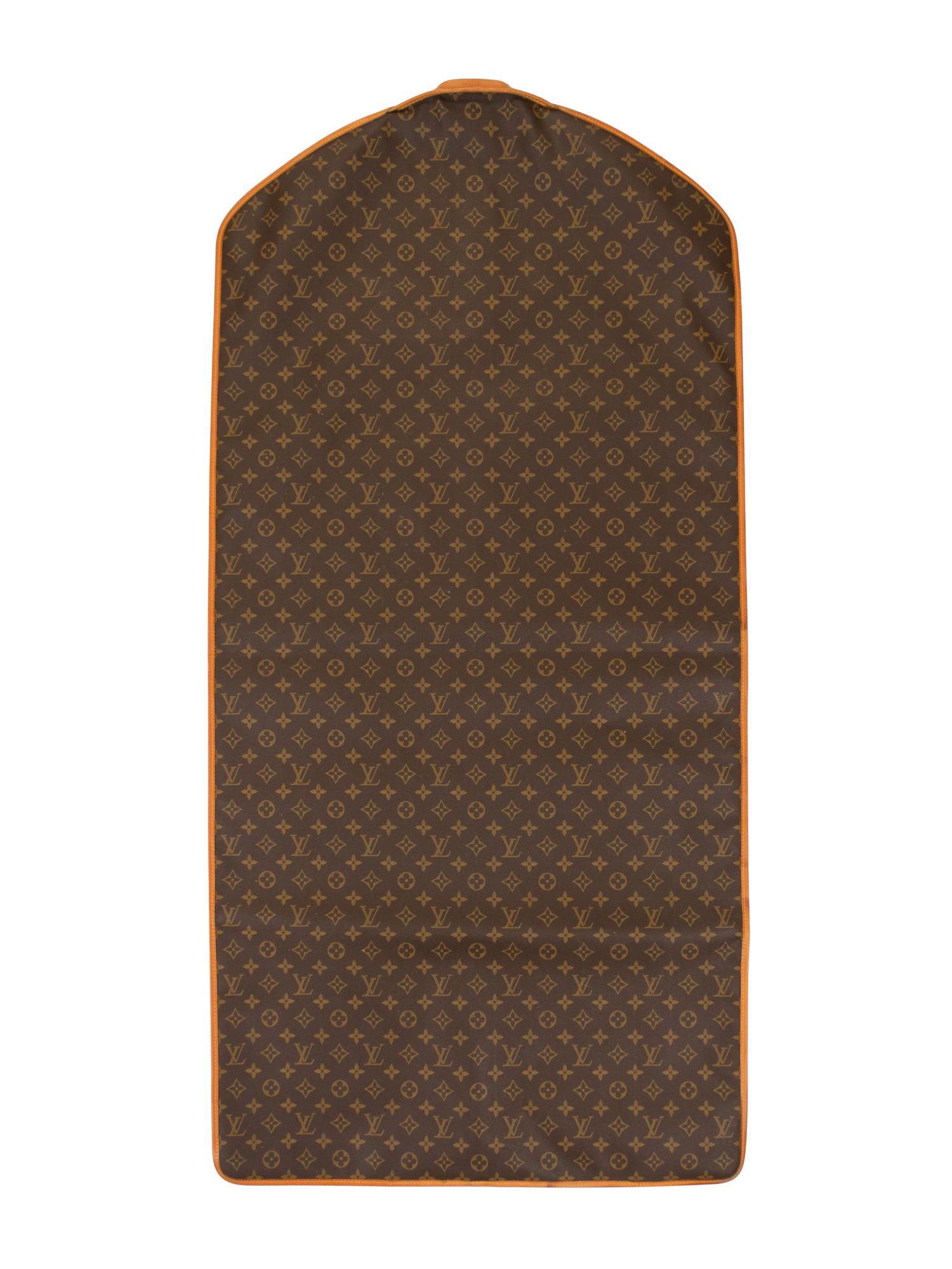 Two Louis Vuitton Luggage Items: One Garment Bag, One Soft Side Suitcase, 1987-89