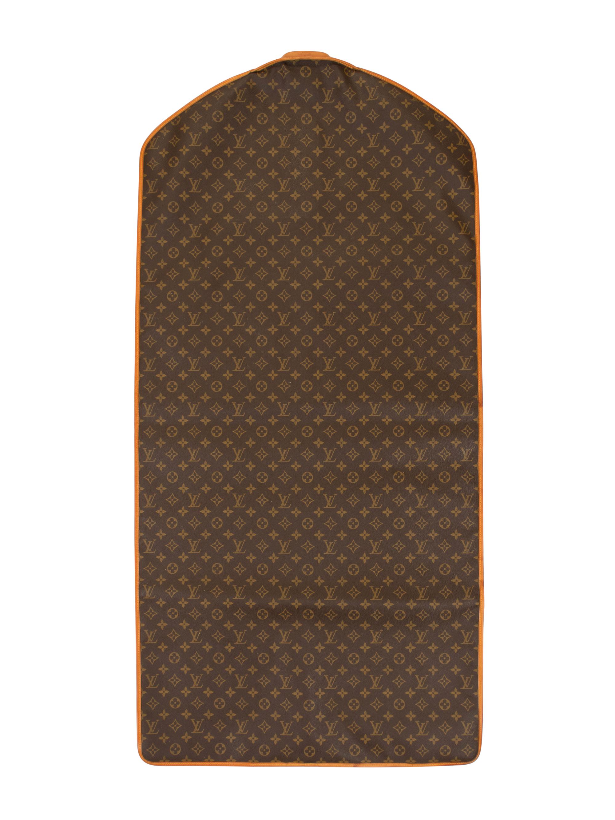 Two Louis Vuitton Luggage Items: One Garment Bag, One Soft Side Suitcase, 1987-89