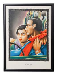 A Cartier Joailliers Watch Poster — 20TH CENTURY