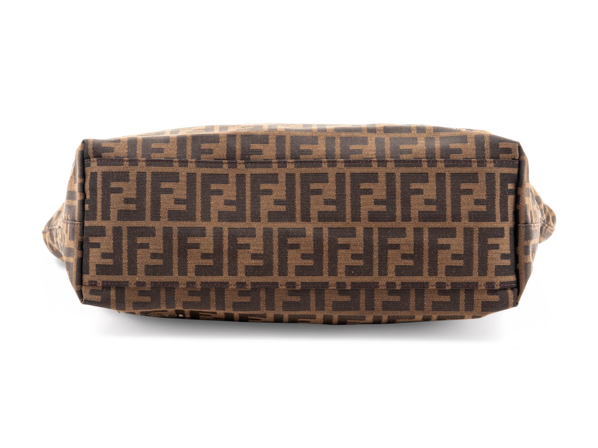 Fendi Zucca Canvas and Horse Tote Bag, c2010