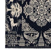 A Jacquard Woven Cotton and Wool Coverlet