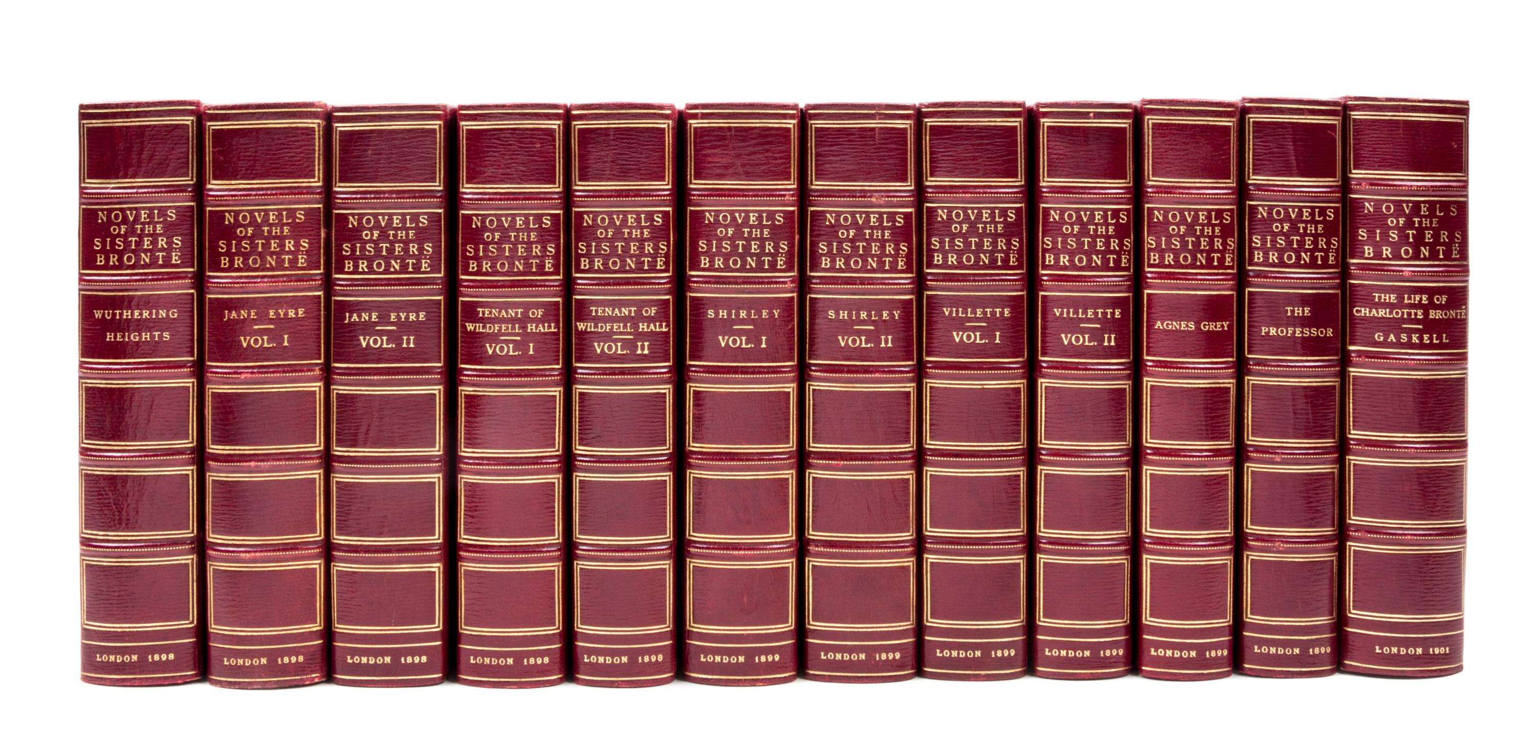 BRONTE, CHARLOTTE EMILY AND ANNE. The Novels of the Sisters Bronte. London, 1898-00. 12 vols.