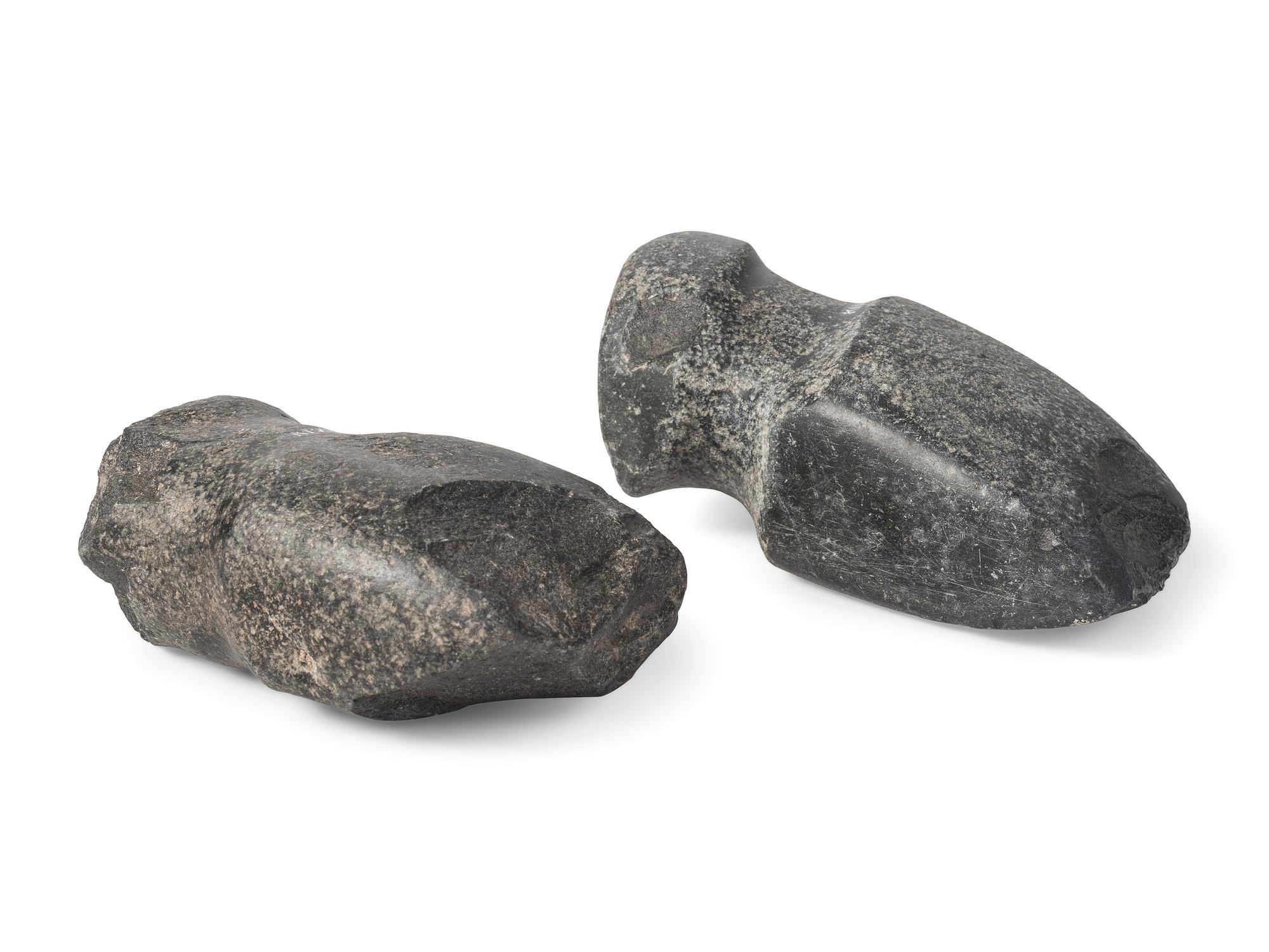 San Lazaro Pueblo Hardstone Full Groove Axes, From the Collection of Forrest Fenn