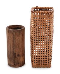 A Bamboo Flower Arranging Basket