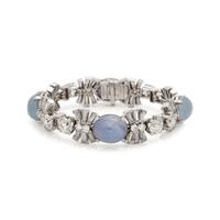 SPAULDING & CO., STAR SAPPHIRE AND DIAMOND BRACELET