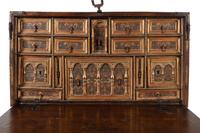 A Spanish Walnut Vargueño and Stand