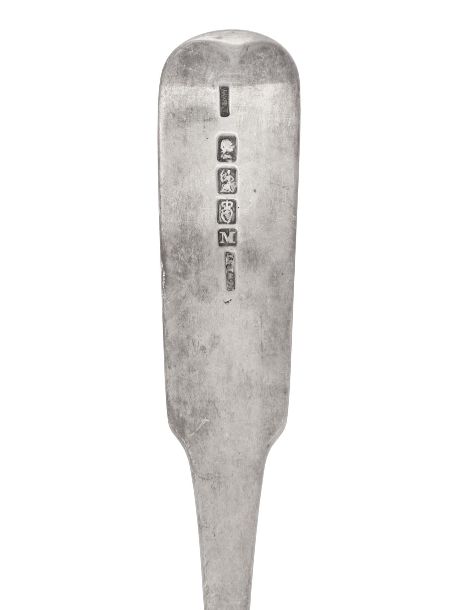 An Irish George III Silver Serving Spoon