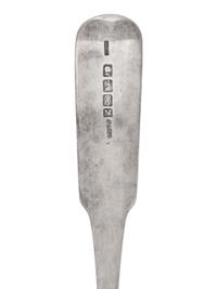 An Irish George III Silver Serving Spoon