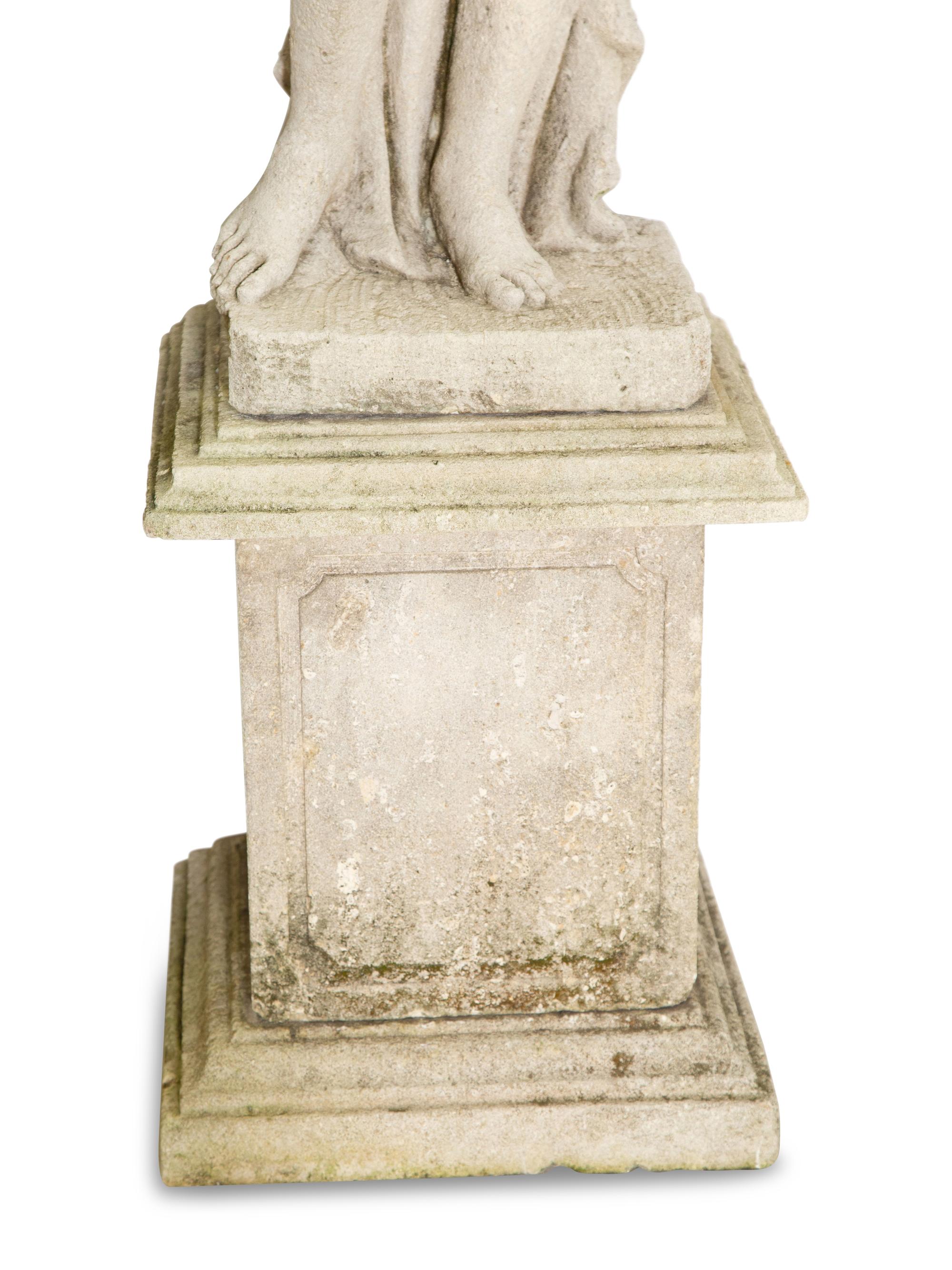 A French Cast Stone Statue of Demeter