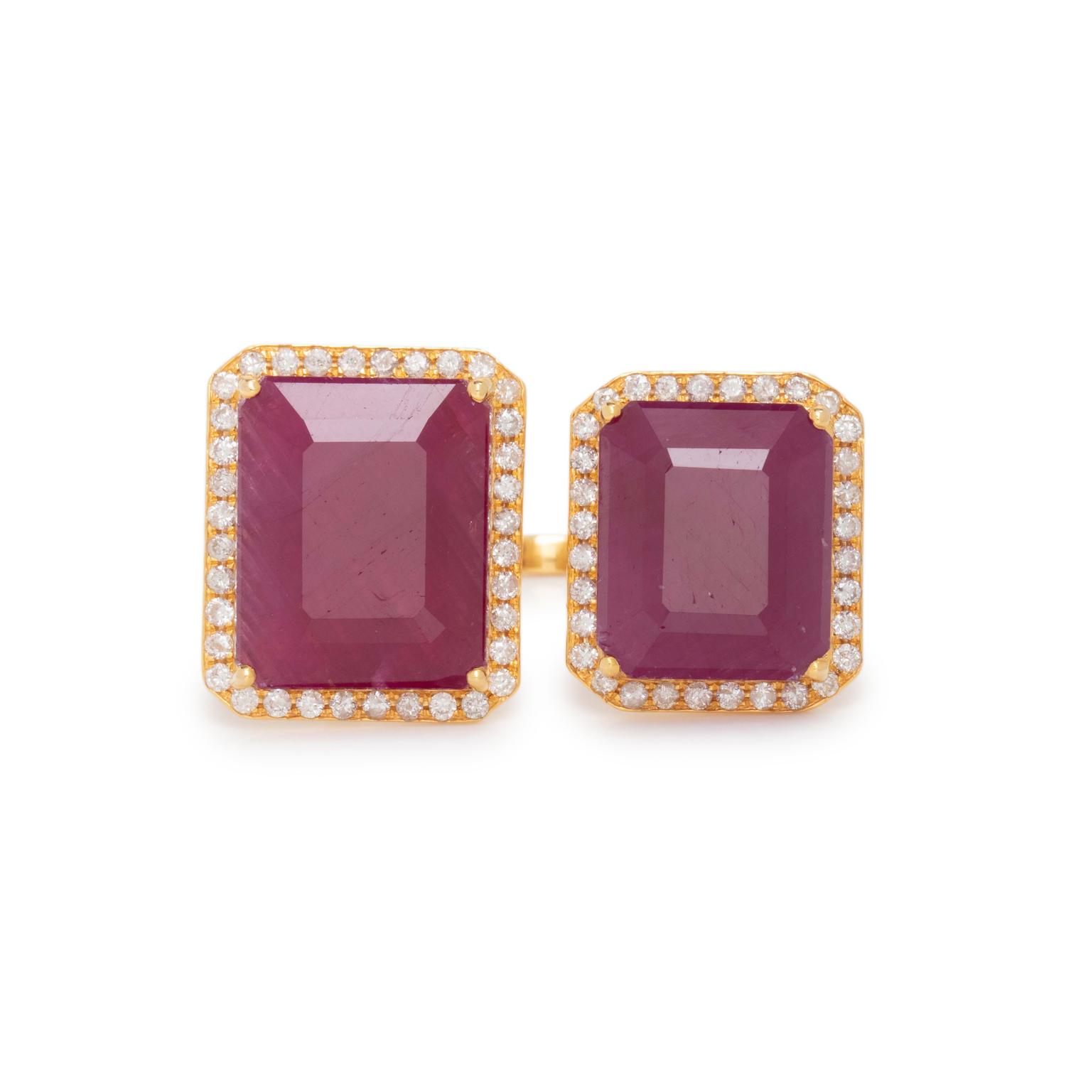 RUBY AND DIAMOND RING