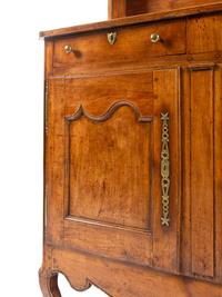 A French Provincial Walnut Buffet Deux Corps