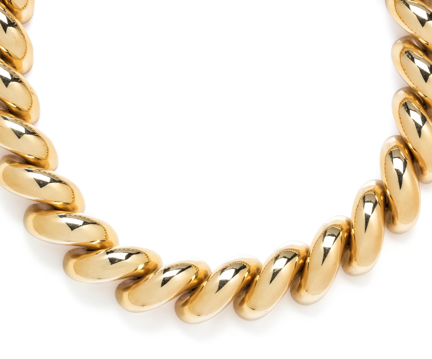 YELLOW GOLD NECKLACE