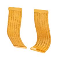 A Pair of 22 Karat Yellow Gold Earrings,