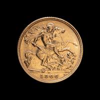 [GREAT BRITIAN] 1906 Gold Half-Sovereign