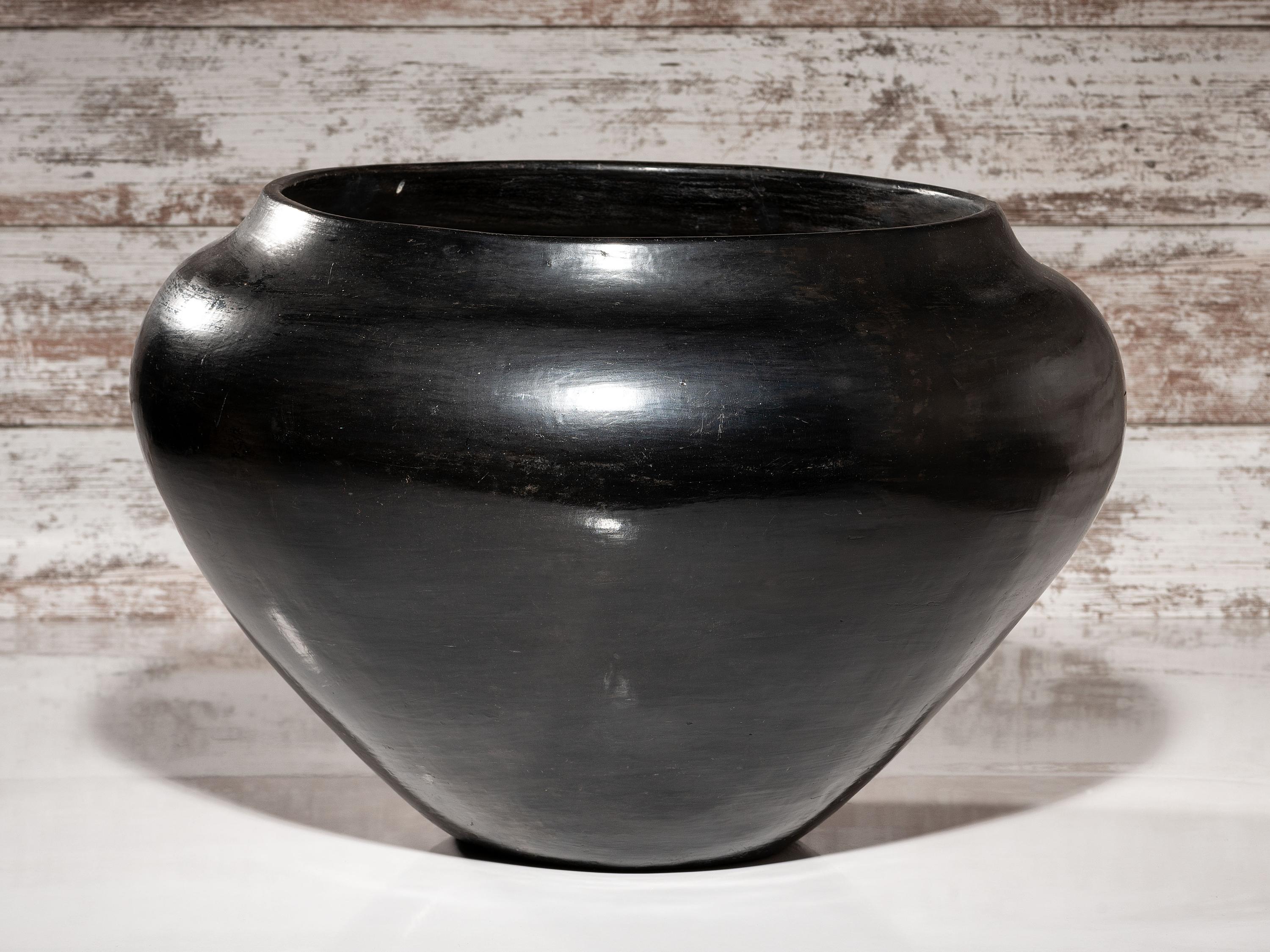 Blackware Pottery Olla