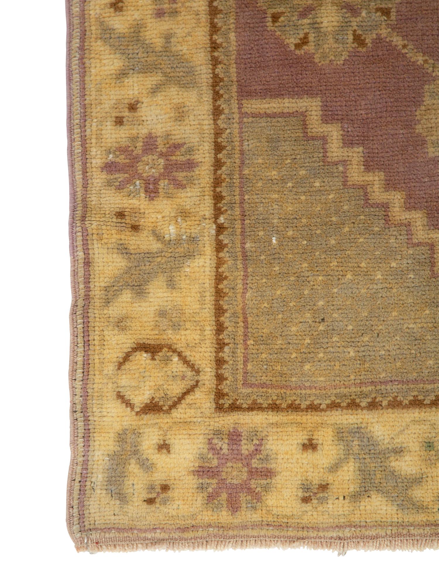 An Oushak Wool Runner