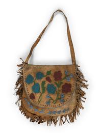 Great Lakes Beaded Moose Hide Bag
