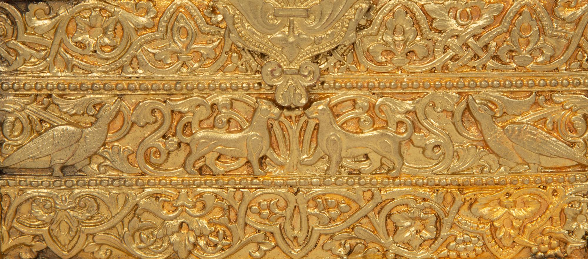 A Continental Bronze Table Casket