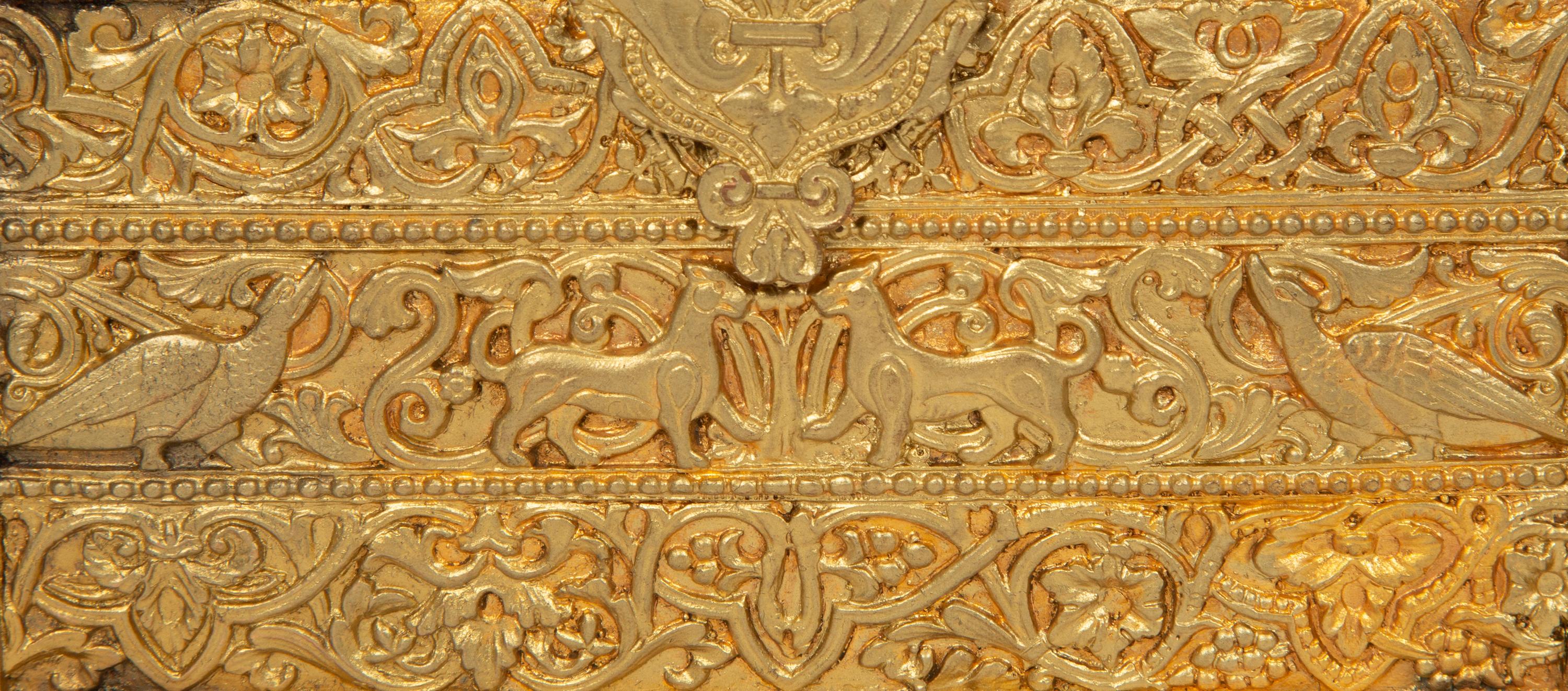 A Continental Bronze Table Casket