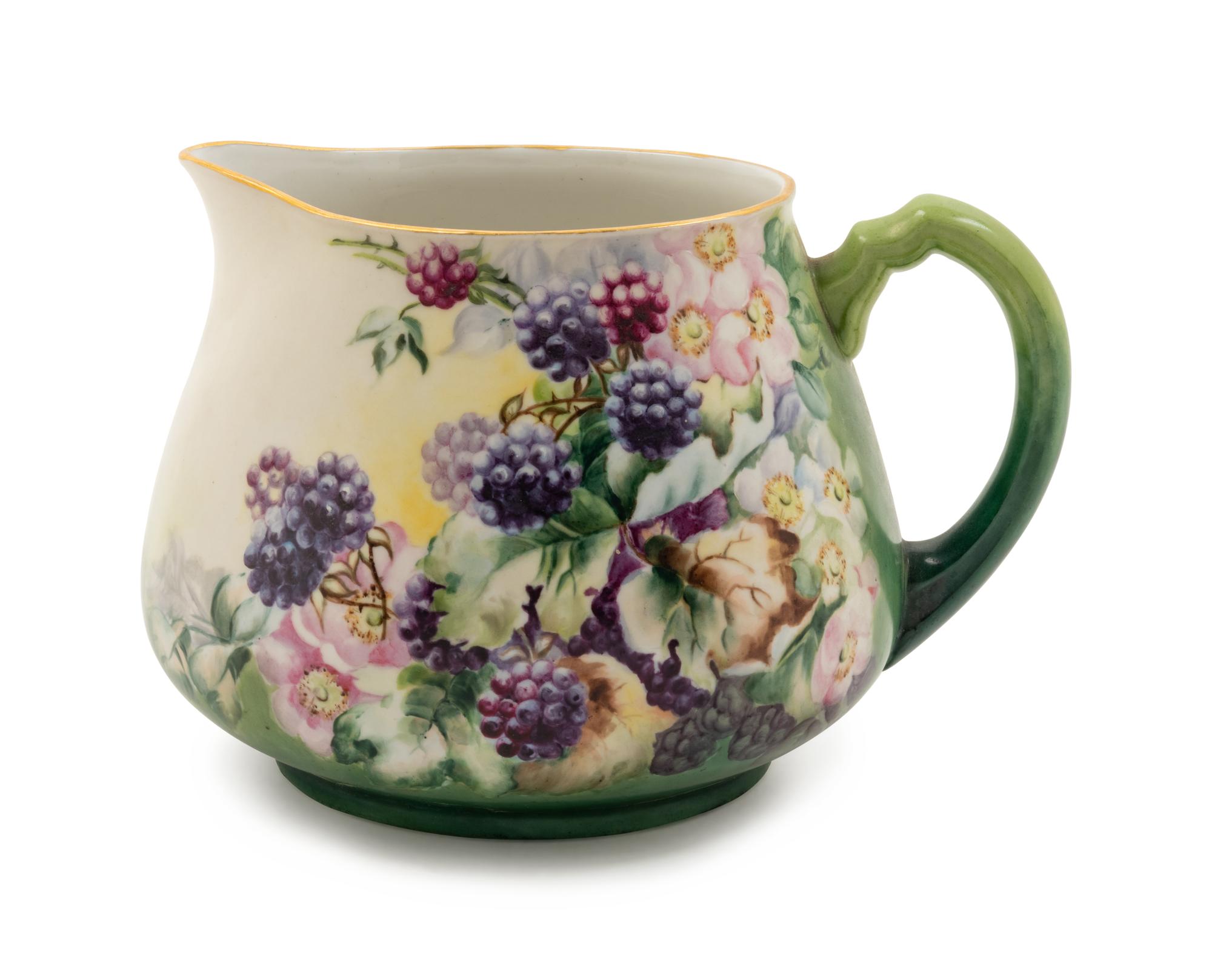 A Limoges Porcelain Pitcher