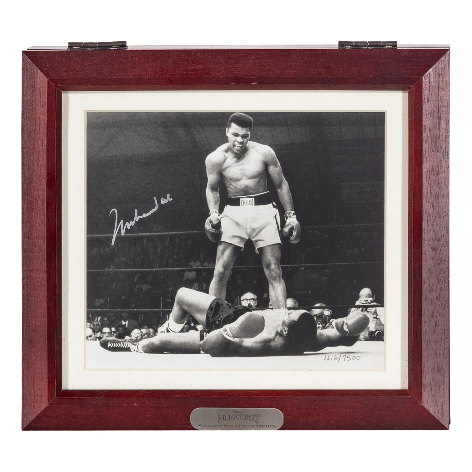 A Muhammad Ali Signed Autograph Watch Set