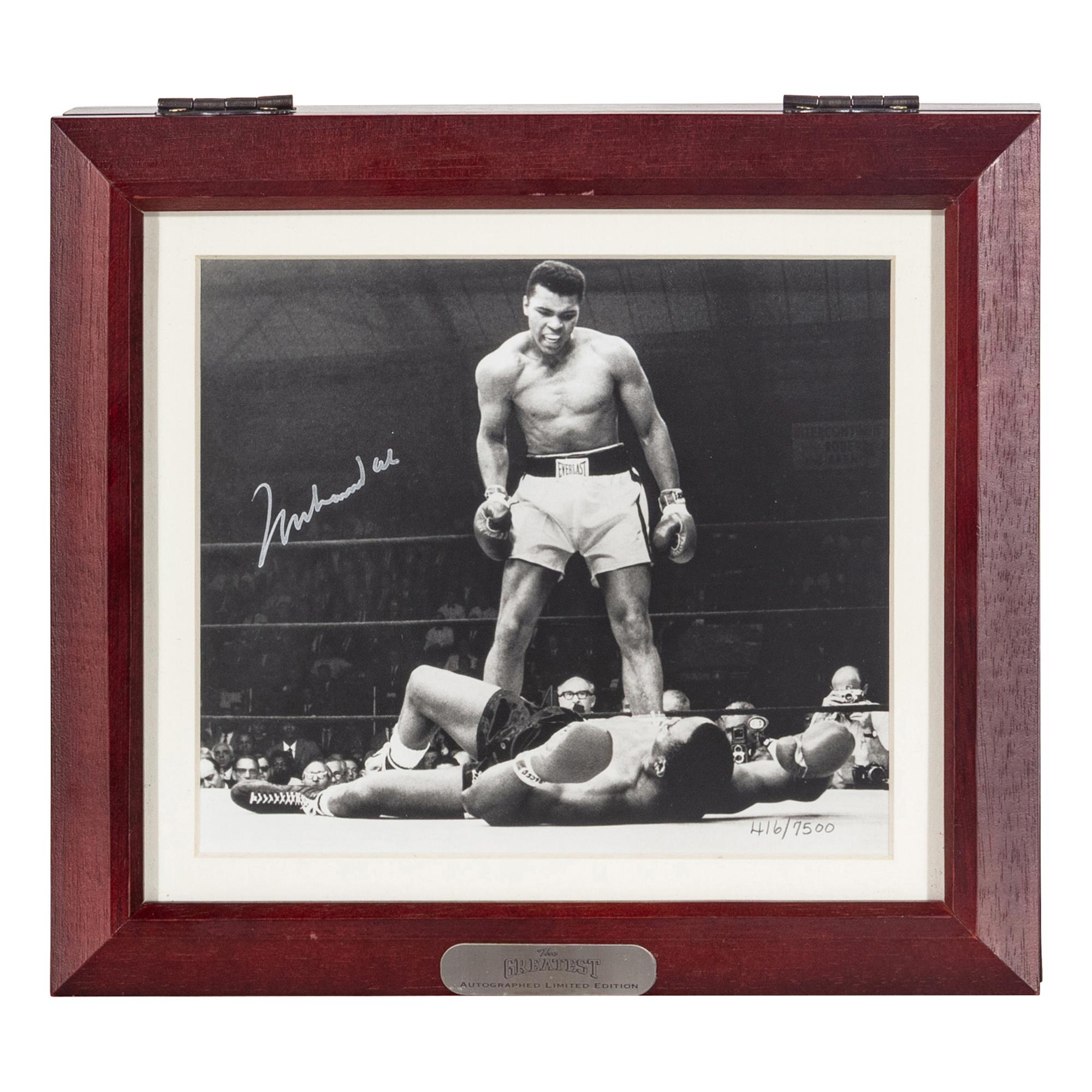 A Muhammad Ali Signed Autograph Watch Set