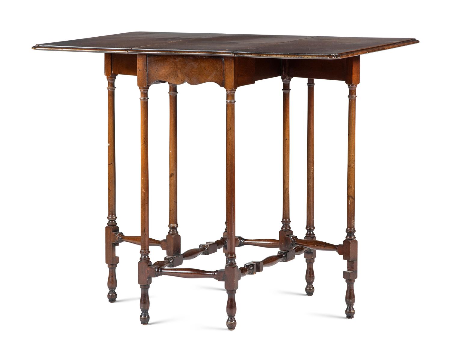 A George III Style Mahogany Spider-Leg Drop-Leaf Table