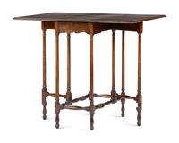 A George III Style Mahogany Spider-Leg Drop-Leaf Table