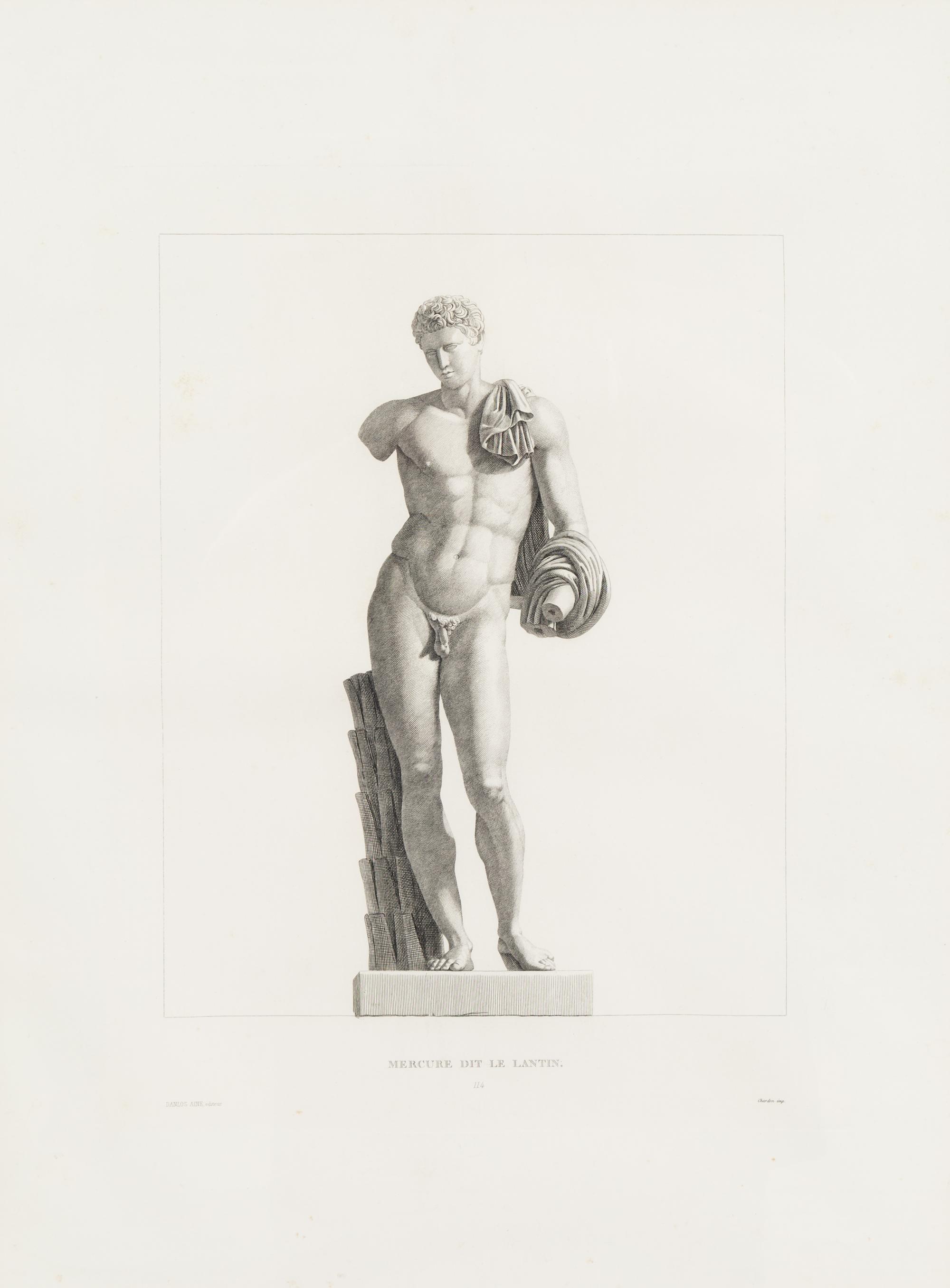 Two Neoclassical Engravings of Antique Statues