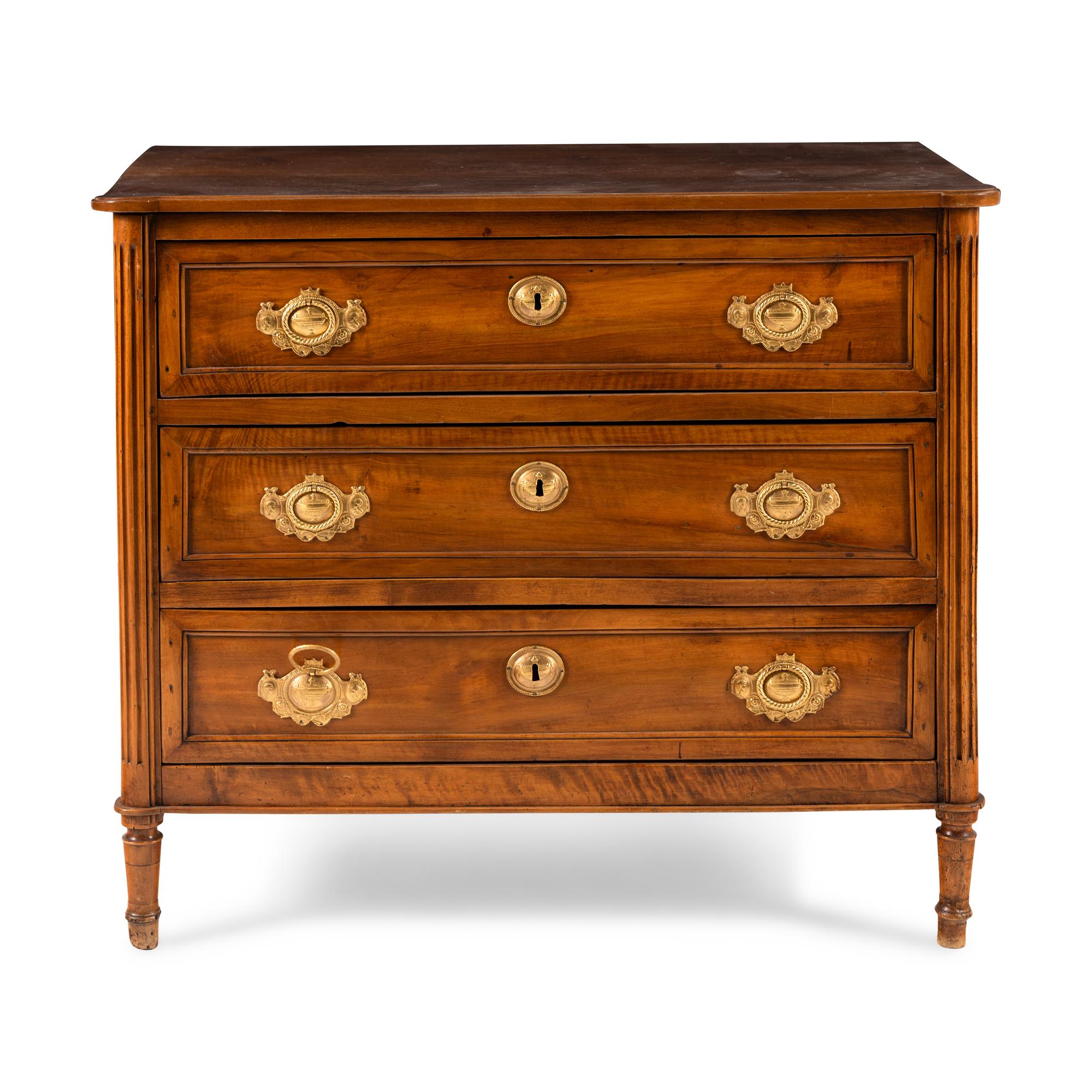 A Louis XVI Fruitwood Commode