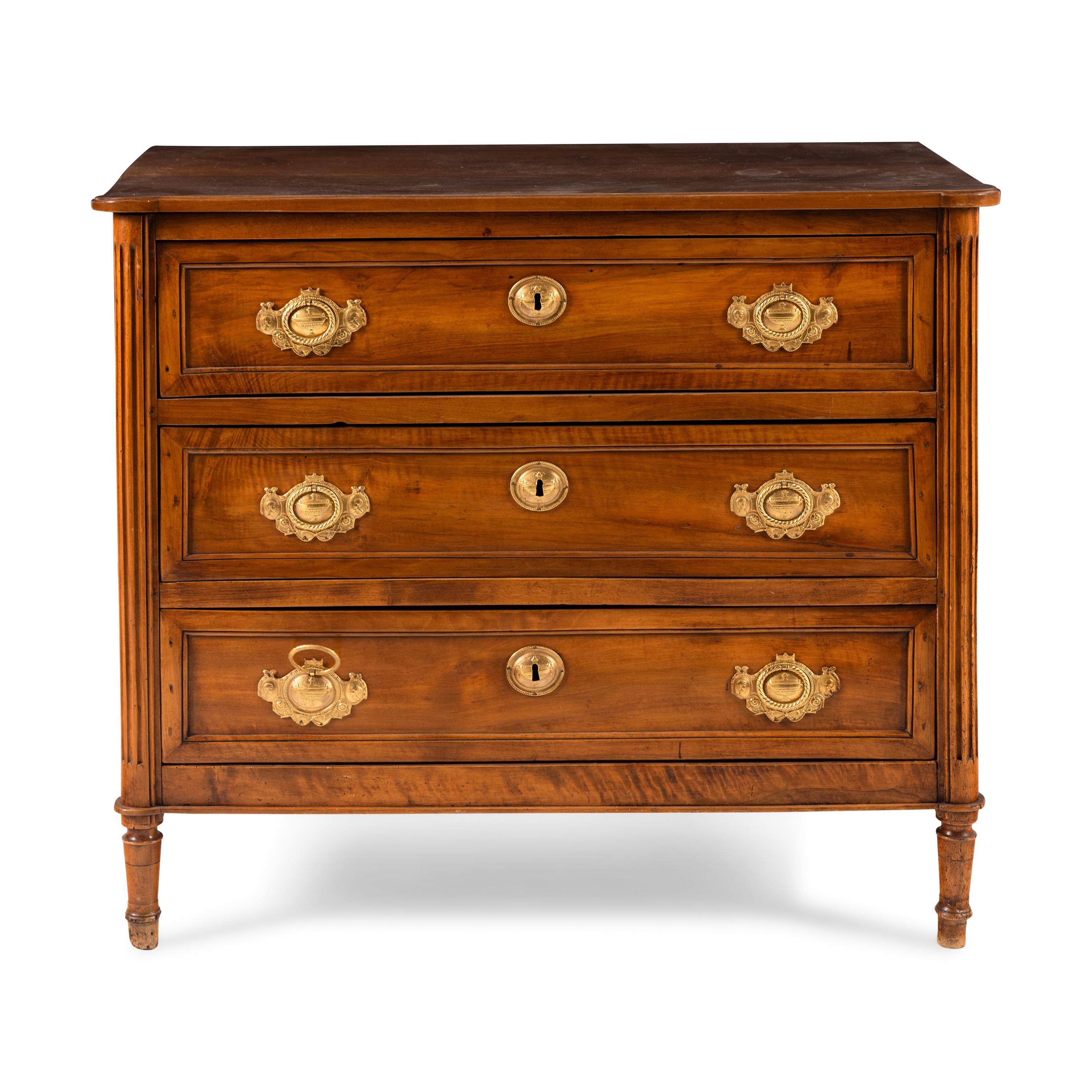 A Louis XVI Fruitwood Commode