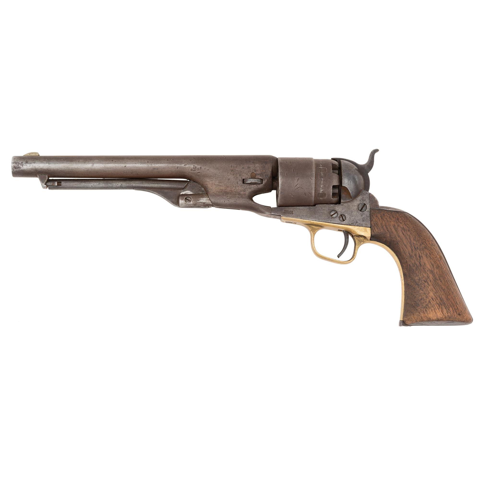 Colt Model 1860 Army Revolver & Holster Identified to James S. Huston with Documents & Image