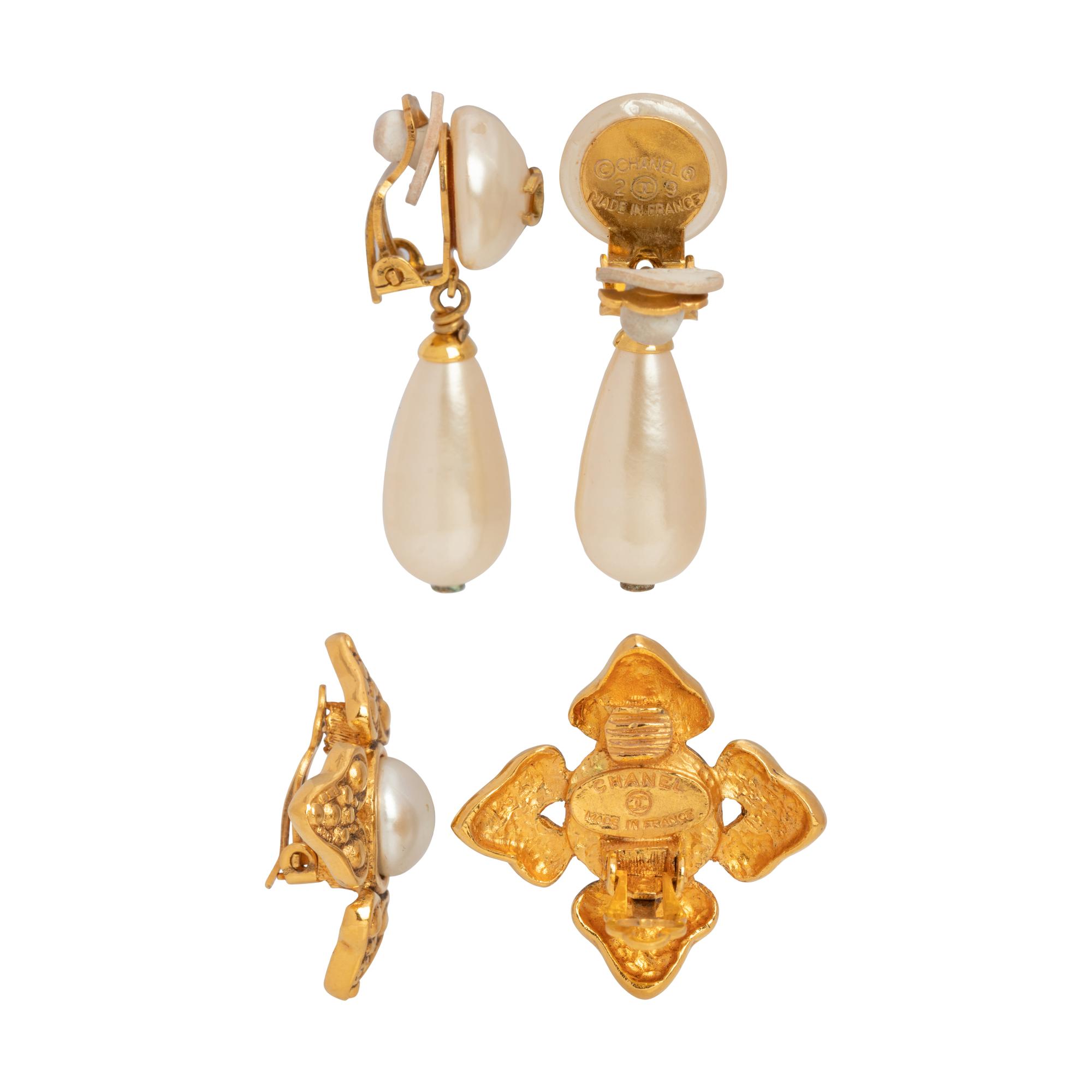 Chanel Earclips, 1980-90s