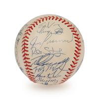 A 1997 Florida Marlins World Series Champions Team Signed Autograph Baseball - 33 Signatures (Beckett Authentication Services Letter)