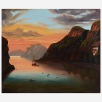 Attributed to Thomas Chambers (American, 1808–1866) Sabbath Day, Lake George