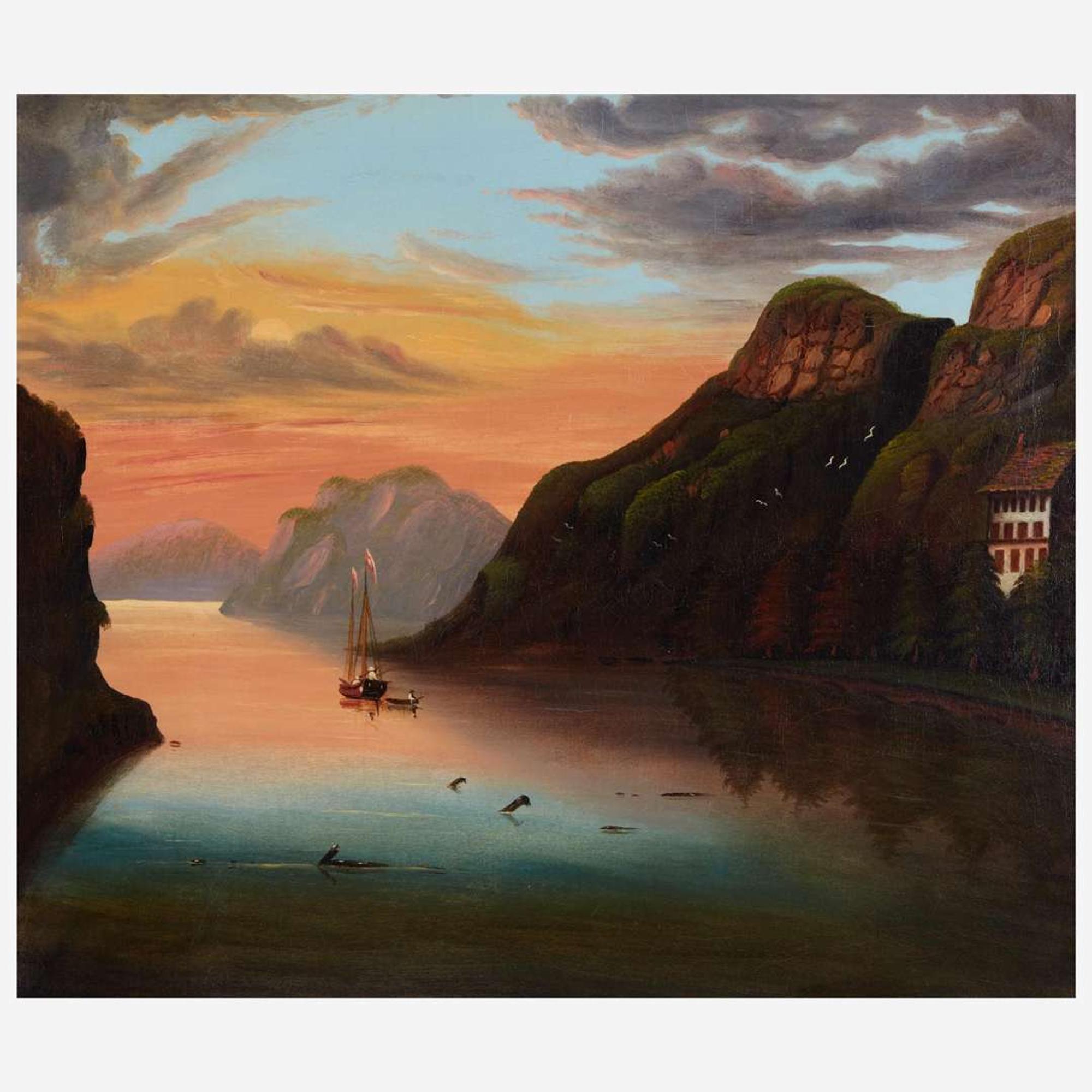 Attributed to Thomas Chambers (American, 1808–1866) Sabbath Day, Lake George