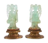Six Chinese Hardstone Carvings
